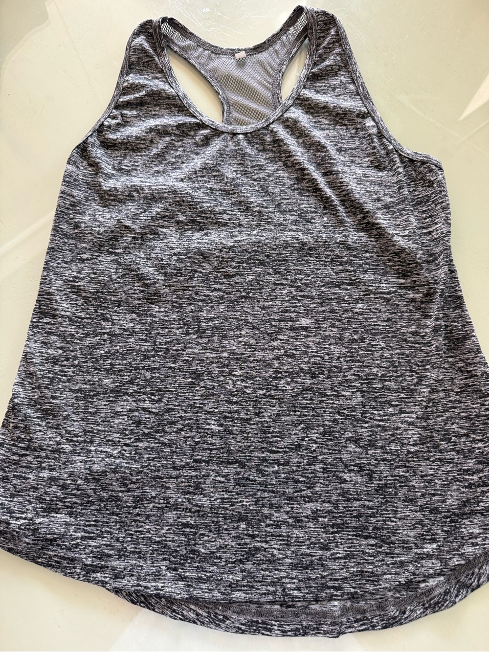 Active USA Gray Space-Dye Racerback Tank
